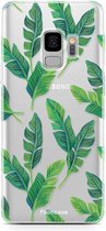 Samsung Galaxy S9 hoesje TPU Soft Case - Back Cover - Banana leaves / Bananen bladeren