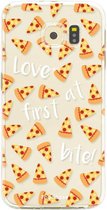 FOONCASE Samsung Galaxy S6 hoesje TPU Soft Case - Back Cover - Pizza / Food