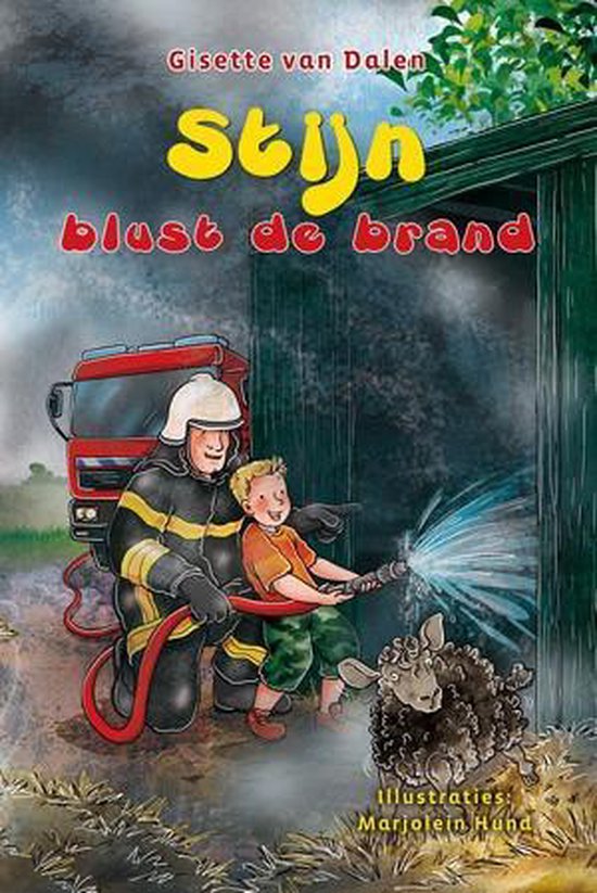 Cover van het boek "Stijn blust de brand"