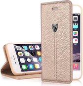 Xundd Fundas Echt Leer Case Cover Hoesje Voor iPhone 6 / 6S 4,7 Goud