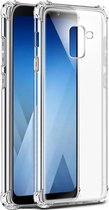 Shock Proof case hoesje voor Samsung Galaxy A8 2018 - Transparant