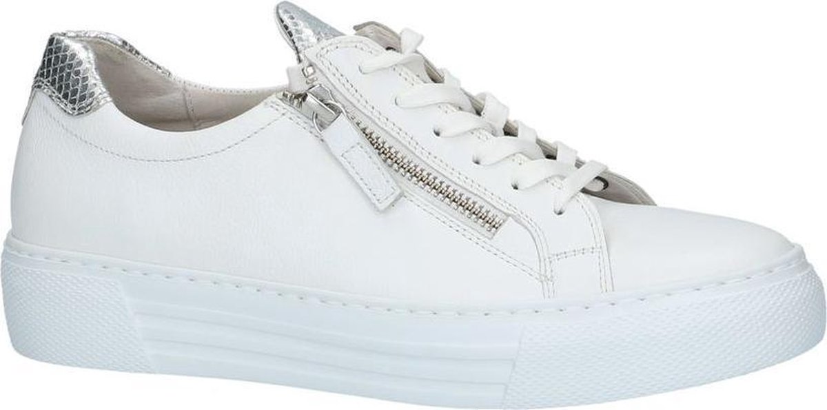 Gabor - 86468 - Veterschoenen - Dames - Maat 41 - Wit;Witte - 50 -Cervo/Vipera  Metal | bol.com