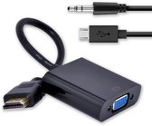 HDMI naar VGA (+ Audio) Adapter met Extra Voeding