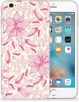 Geschikt voor iPhone 6s Bumper Hoesje Pink Flowers