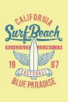 California Surf Beach Notebook