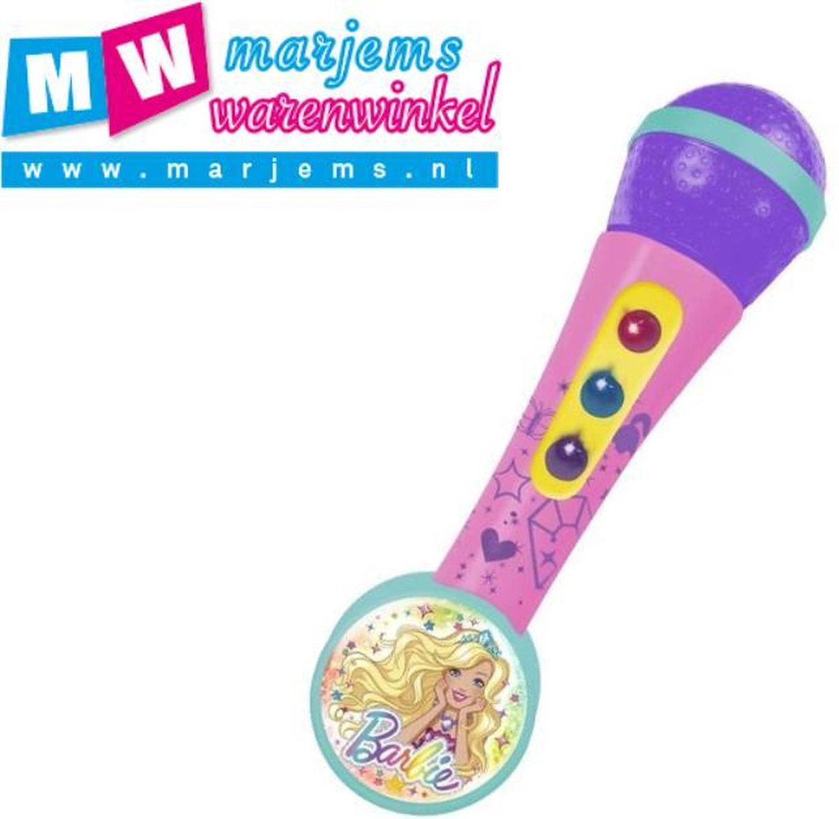 Barbie Popsterpop Met Microfoon – Roze Haar, Zilveren Topje, FXN98