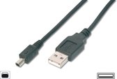 Digitus USB 2.0 Aansluitkabel [1x USB-A 2.0 stekker - 1x USB 2.0 stekker voor Aiptek] 1.80 m Zwart