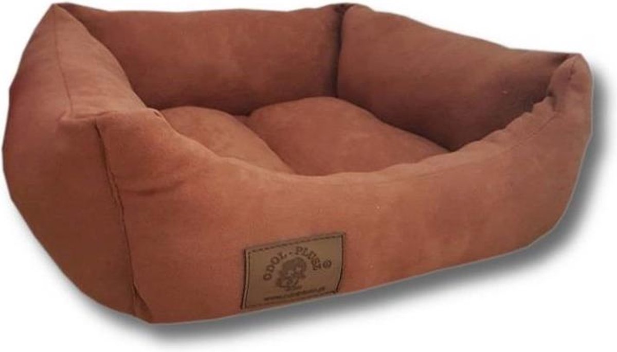 Hondenmand - S - kleine hond - 50 x 40 cm - bruin - hondenbed