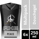 Axe Peace For Men - 250 ml - Douche Gel - 6 stuks - Voordeelverpakking