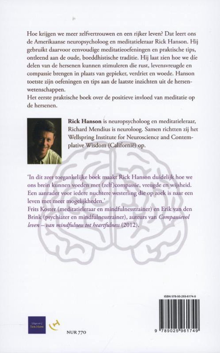 Boeddha`s brein - back cover