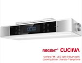 Ferguson Regent Cucina - Radio de cuisine Bluetooth avec minuterie - Wit