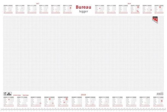 Bureauonderlegger Papier 2020 | bol.com