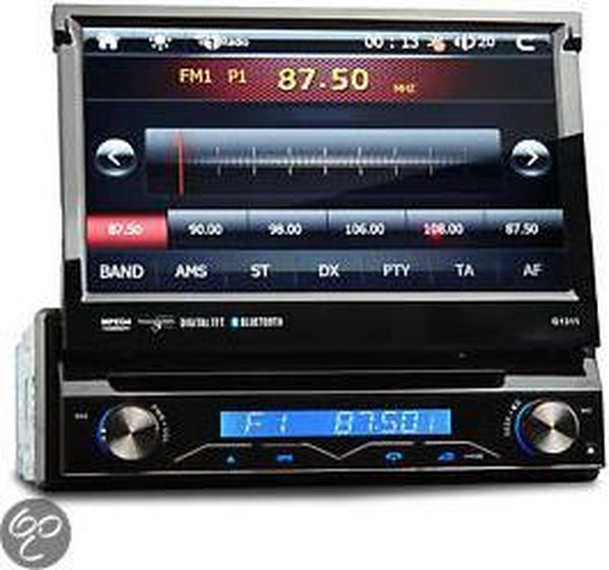 Opsplitsen Bestuiven Recensent Voltario® KS-WI Autoradio klapscherm met Nederlands gesproken Navigatie,  Bluetooth, DVD, | bol.com