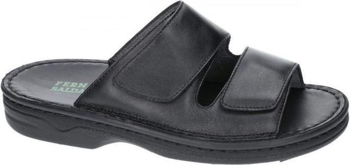 Fbaldassarri -Heren - zwart - pantoffel/slippers - maat 39