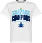 City Back to Back Champions T-Shirt - Wit - XS