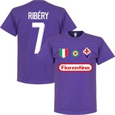 Fiorentina Ribery 7 Team T-Shirt - Paars - S