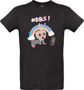 Kawaii as Fuck | idle-clothing.com | Kawaii Regenboog Middelfinger Emoji Anime Manga Cartoon Japan Streetwear Unisex T-shirt