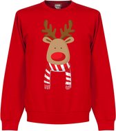 Christmas Reindeer Scarf Sweater - XXL