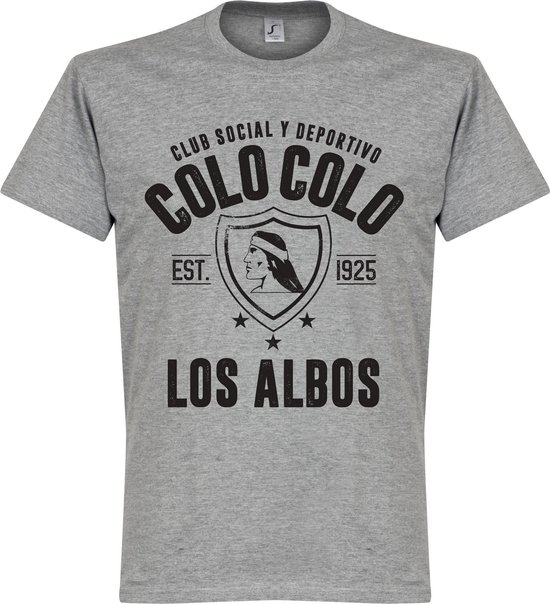 Colo Colo Established T-Shirt - Grijs - M