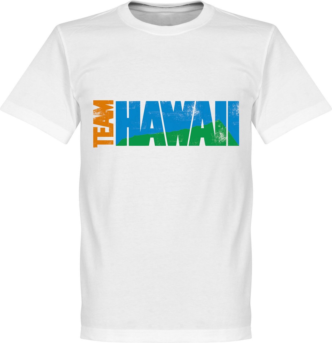 Team Hawaii T-Shirt - Wit - 5XL