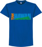 Team Hawaii T-Shirt - Blauw - XL