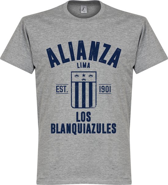 Alianza Lima Established T-Shirt - Grijs - XXXXL