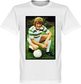 Dalglish Celtic Retro T-Shirt - Wit - S