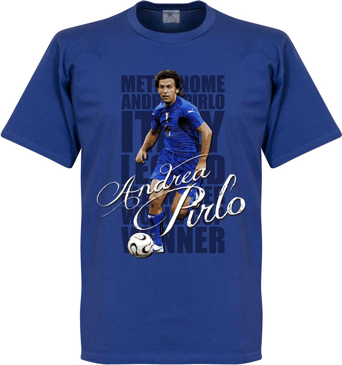 Pirlo Legend T-Shirt - Blauw - Kinderen - 116