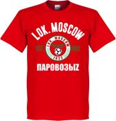 Lokomotiv Moskou Established T-Shirt - Rood - XS