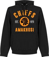 Kaizer Chiefs Established Hooded Sweater - Zwart - XXL