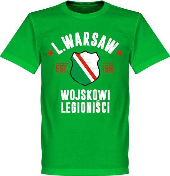 Legia Warschau Established T-Shirt - Groen - L