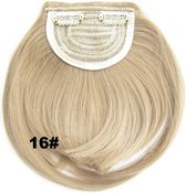 Clip d'extension de cheveux Bangs en blonde - 16 #