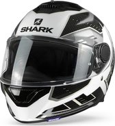 Shark Spartan 1.2 Antheon Wit Zilver Zwart Wsk Integraalhelm - Motorhelm - Maat XL