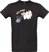 Oh Crap Caticorn Tshirt - unicorn cat shirt - schattig - kawaii- stoer - meiden - meisjes - mode