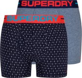Superdry Onderbroek - Maat XXL  - Mannen - navy/ blauw/ rood
