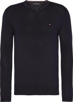 Tommy Hilfiger - Pullover V-Hals Navy - Maat XXL - Regular-fit