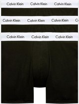 Bol.com Calvin Klein Boxershorts 3-pack zwart-wit maat M aanbieding