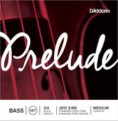 D'Addario Orchestral Contrabas snaren-Set Prelude 3/4 Medium, steel core, J610 - Snarenset voor contrabas