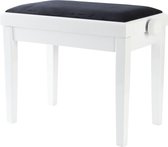 Fame PB-10C-WH Piano Bench (Polished White) - Piano bank