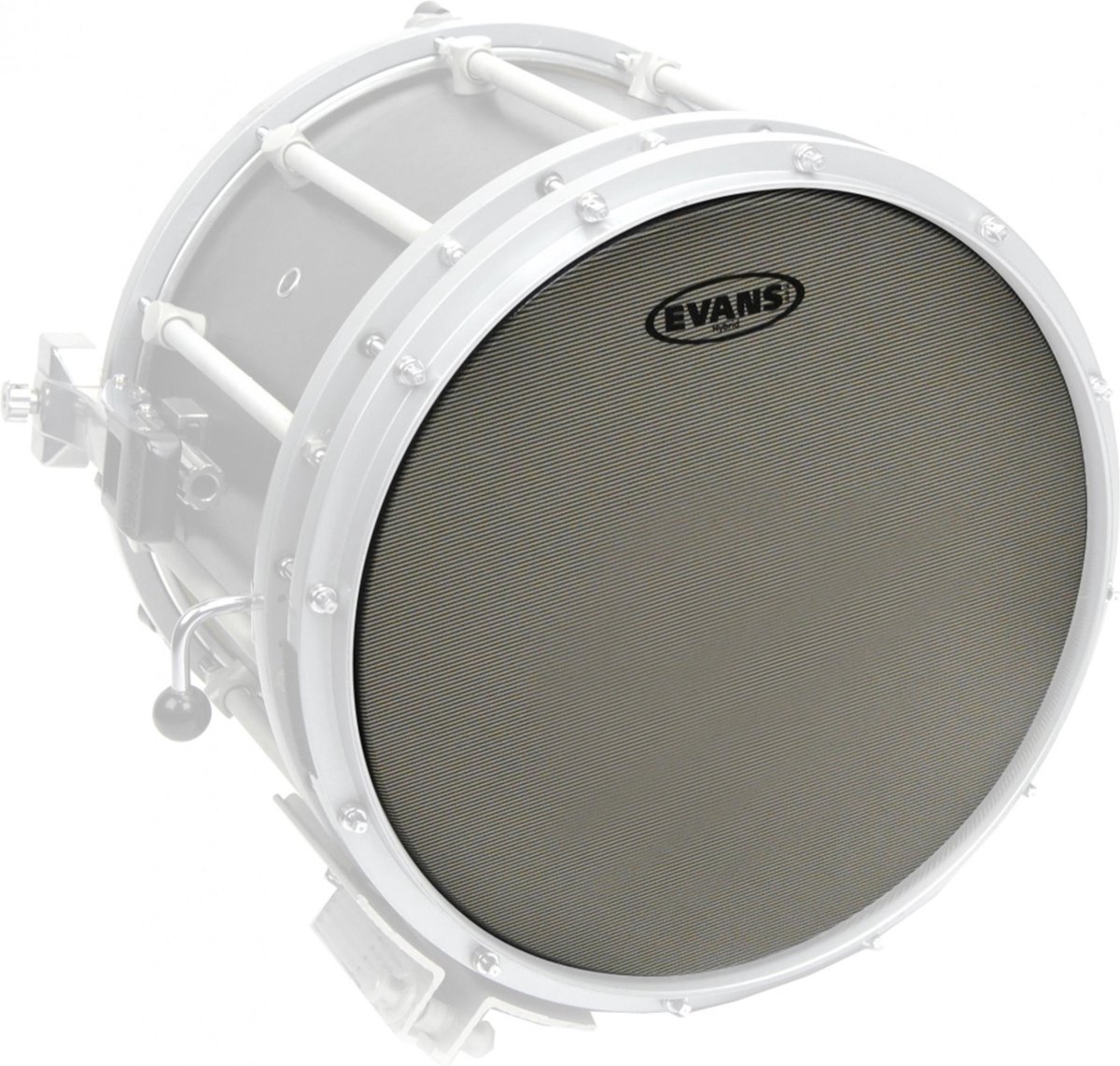 Evans Hybrid 14", SB14MHG, Grey, Marching Snare Batter - Marching snare drumvel