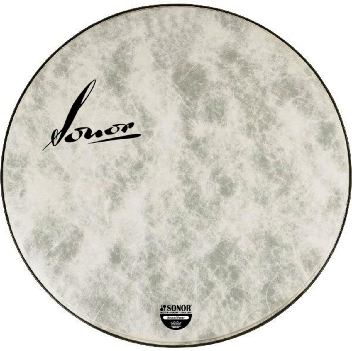 Sonor BassDrum Frontfell 20", Fiberskyn 3, Vintage Logo - Bass drumvel