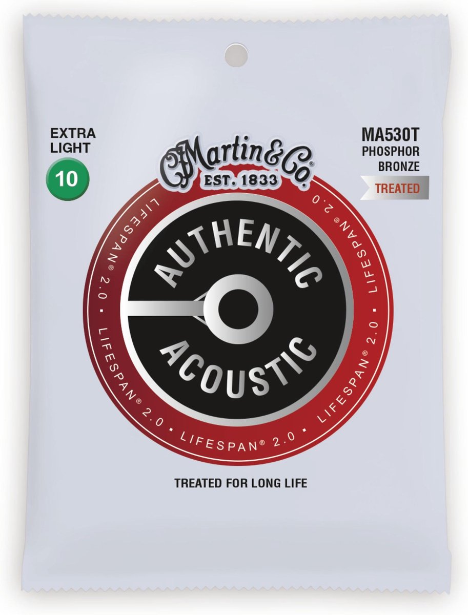 Martin MA530T akoestische snaren Extra Light 92/8 Treated