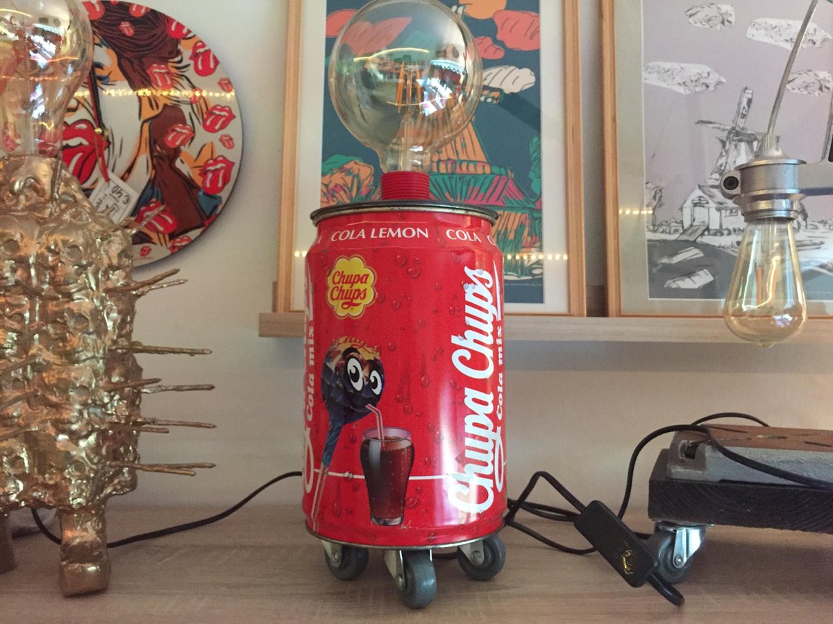 Chupa Chups Vintage Cola lamp