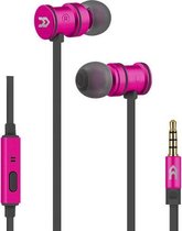 Avenzo AV636RS hoofdtelefoon/headset In-ear 3,5mm-connector Zwart, Roze