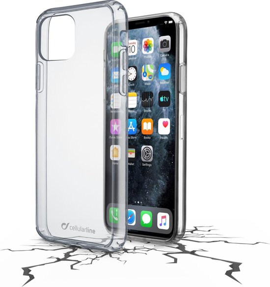 Tahiti pit varkensvlees Cellularline - iPhone 11 Pro Max, hoesje clear duo, transparant | bol.com