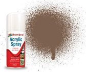 Humbrol #29 Dark Brown - Matt - Acryl spray Verf spuitbus
