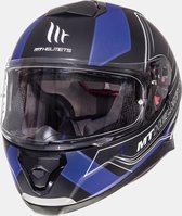 Helm MT Thunder III sv Trace zwart/blauw L