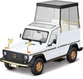Mercedes Benz 230ge Paus Mobile 1:43 wit