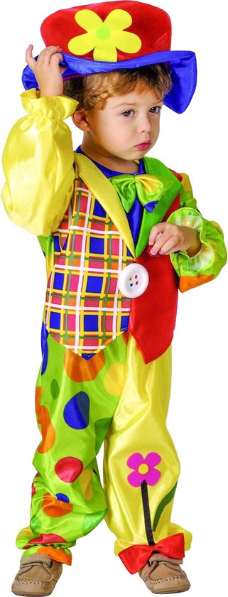 Clown pak voor jongens - Verkleedkleding - 110/116