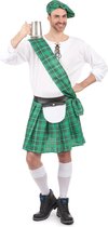 LUCIDA - Groen Schotse outfit voor heren - L